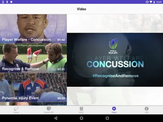 Concussion android App screenshot 4