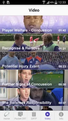 Concussion android App screenshot 7